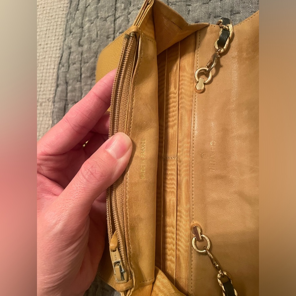 CHANEL Tan Leather Wallet on Chain - Picture 15 of 15